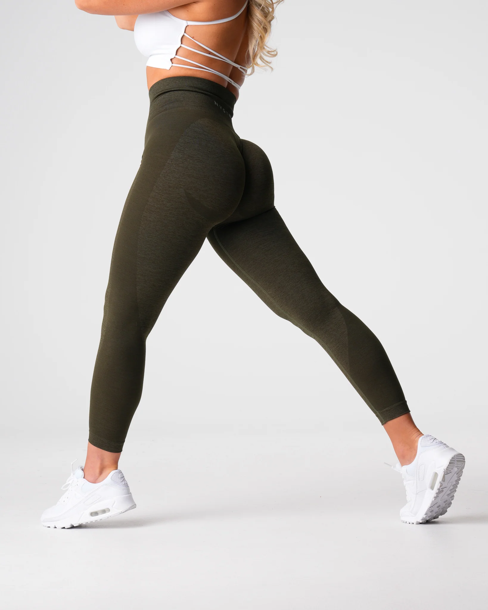 Olive Contour 2.0 Seamless Leggings - Image 4