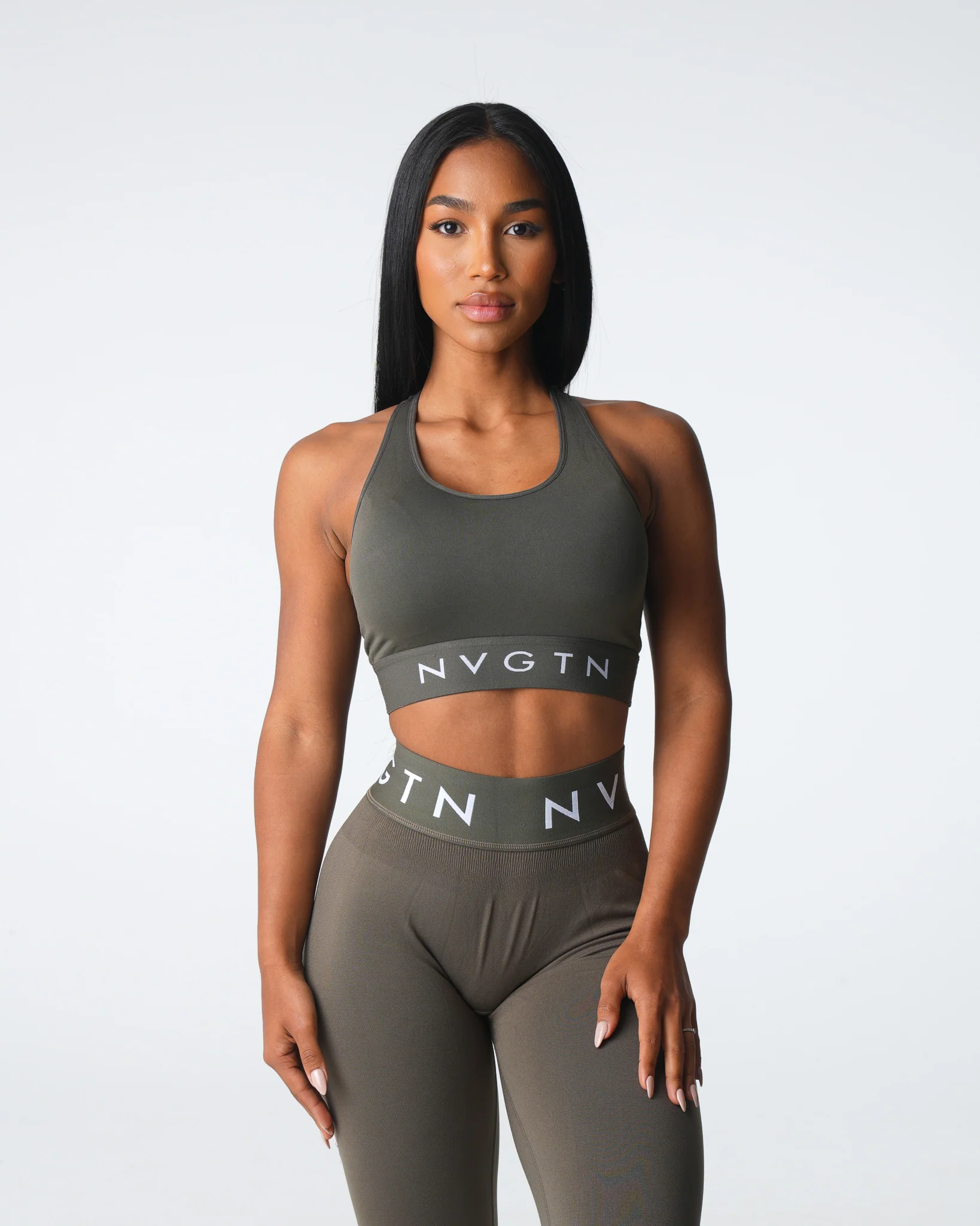 Olive Legacy Sport Seamless Bra - Image 2