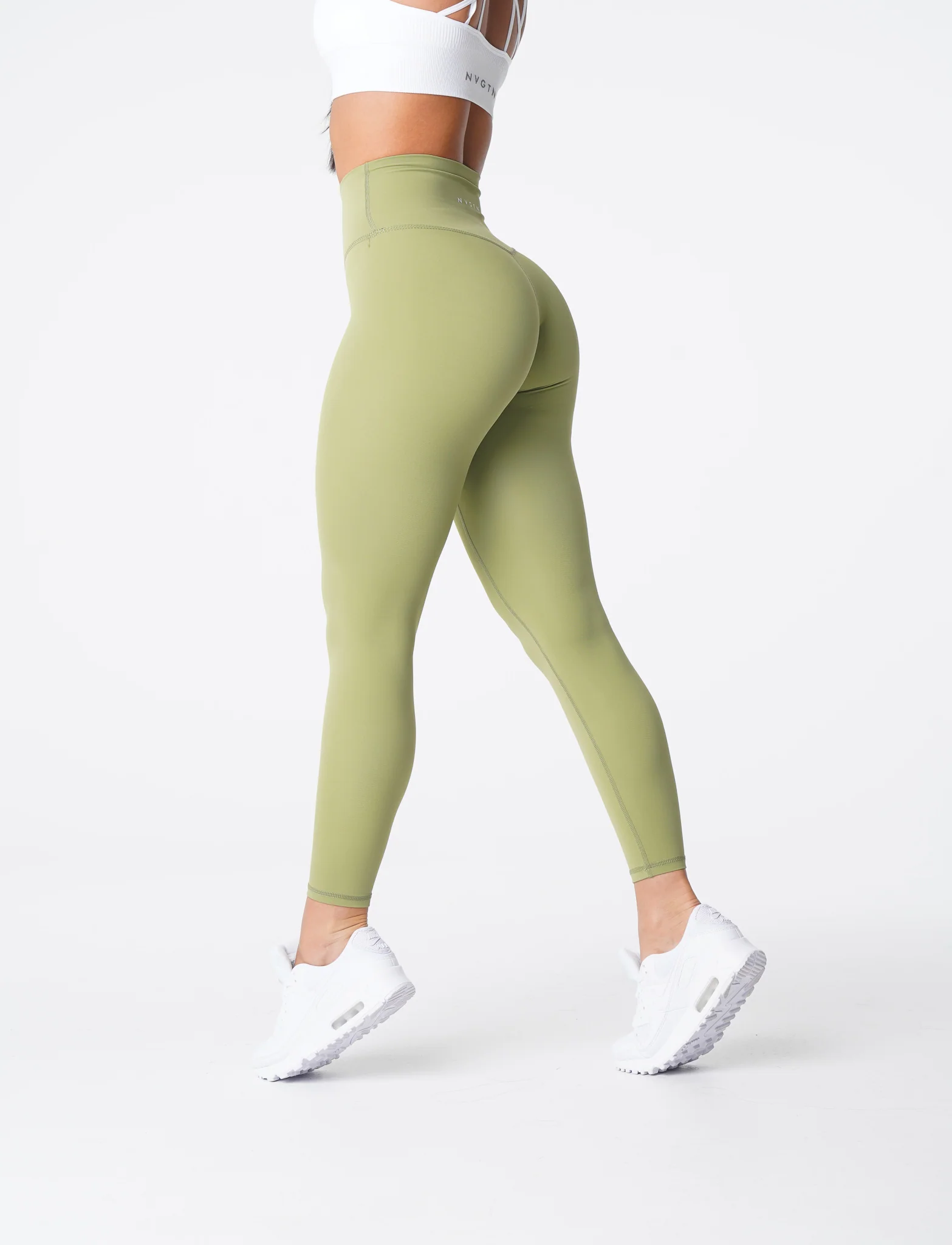 Olive Signature 2.0 Leggings - Image 3
