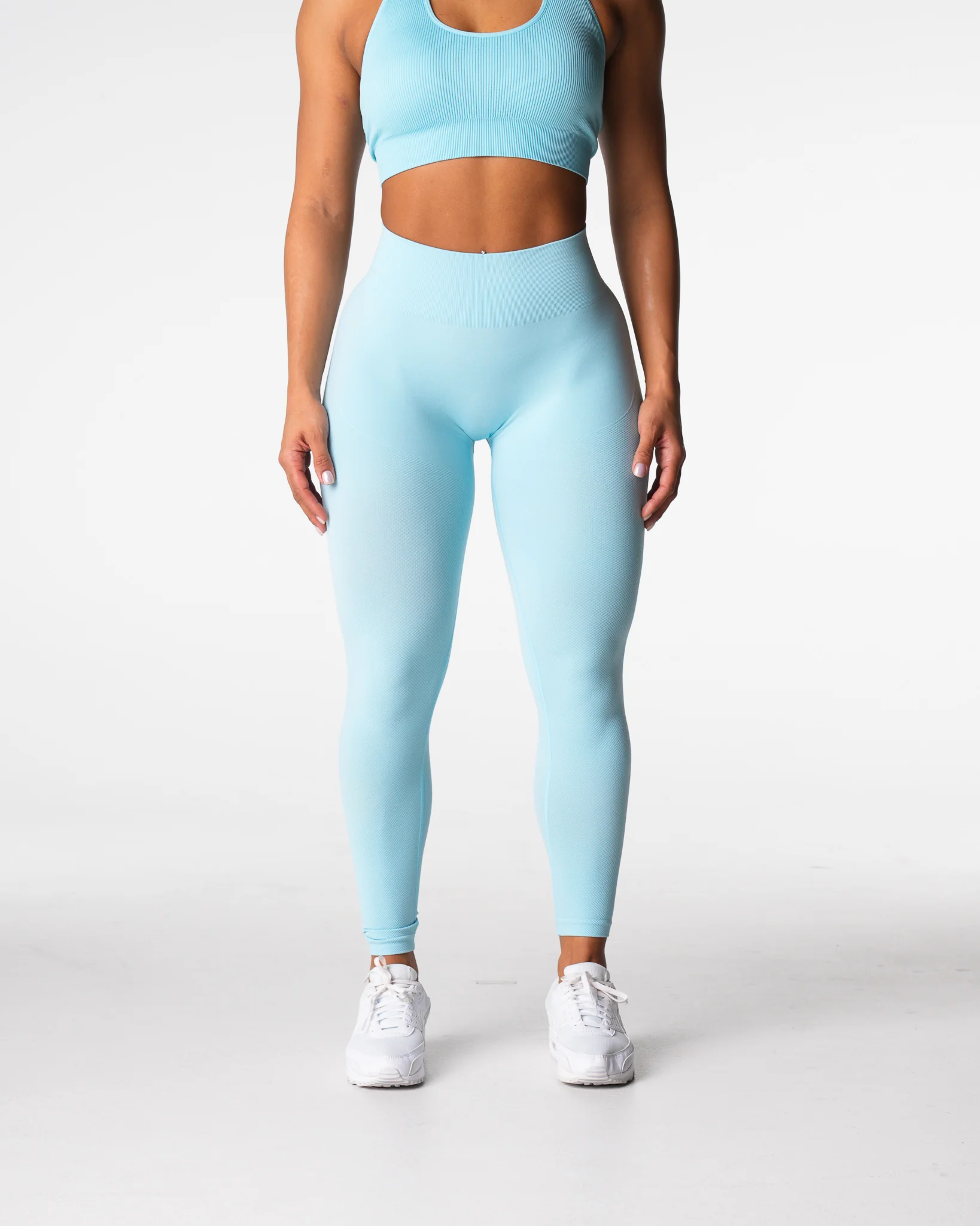 Pastel Blue Lift Seamless Leggings - Image 4