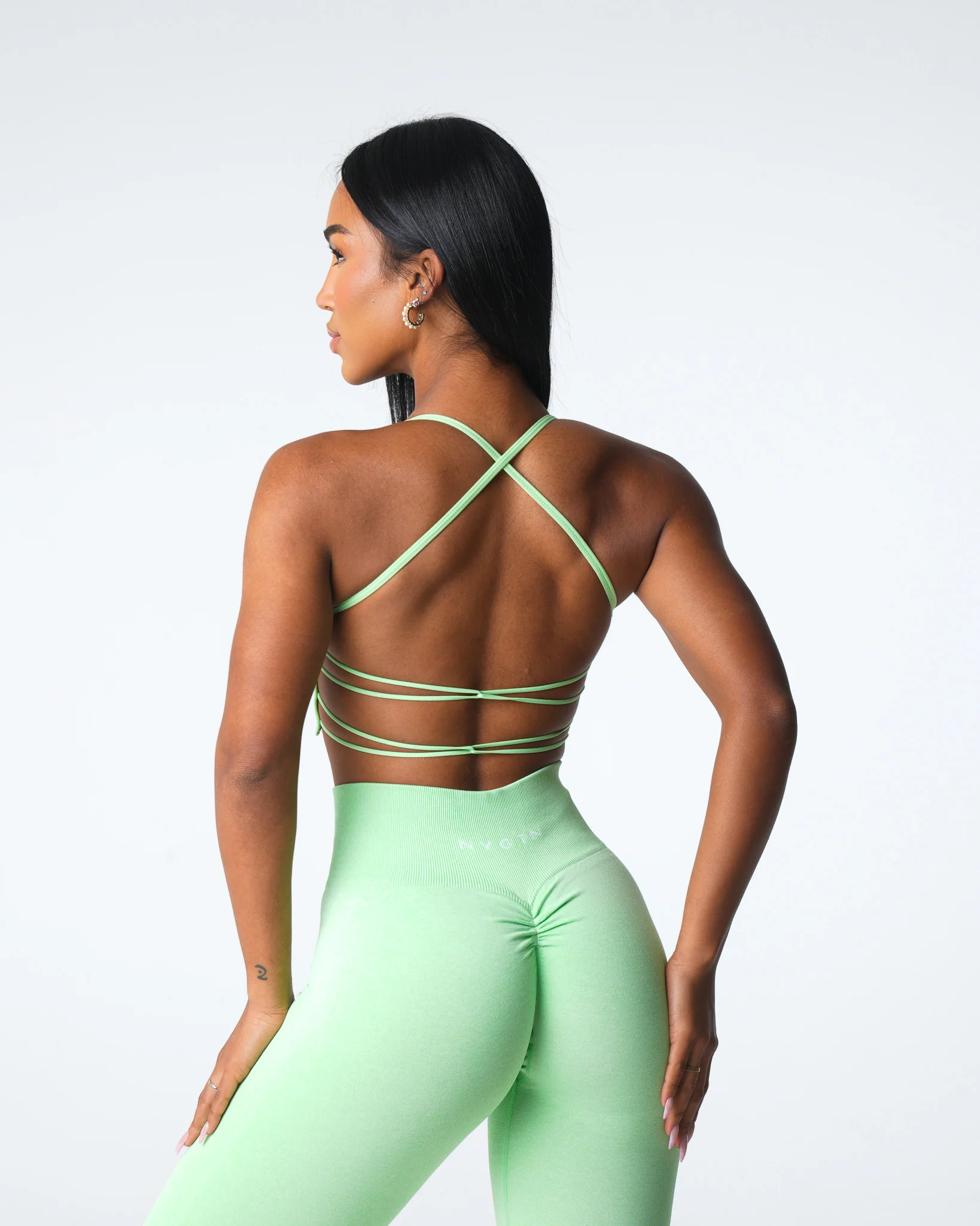 Pistachio Invincible Seamless Bra - Image 4