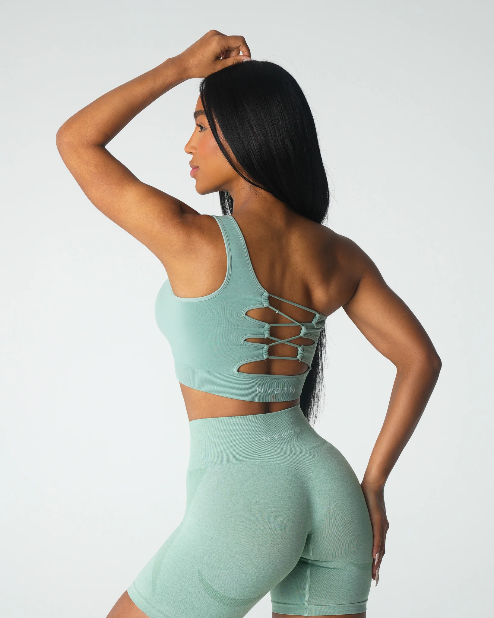 Sage Green Passion Seamless Bra - Image 2