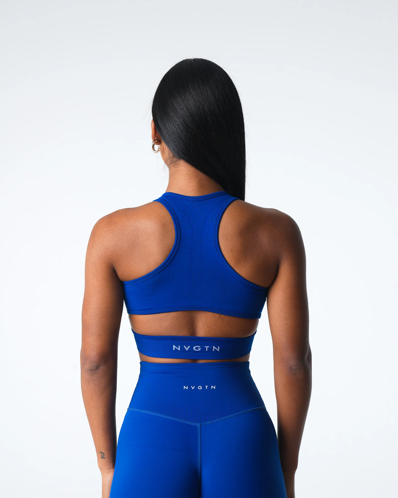 Sapphire Blue Rise Seamless Bra - Image 2