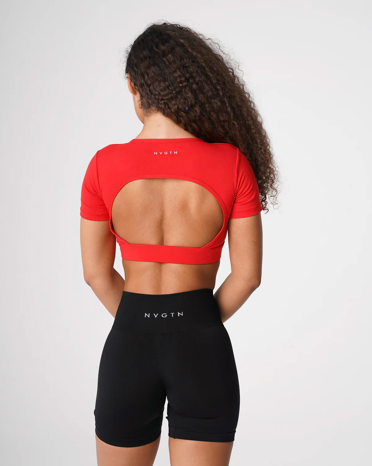 Scarlet Open Back Tee - Image 2
