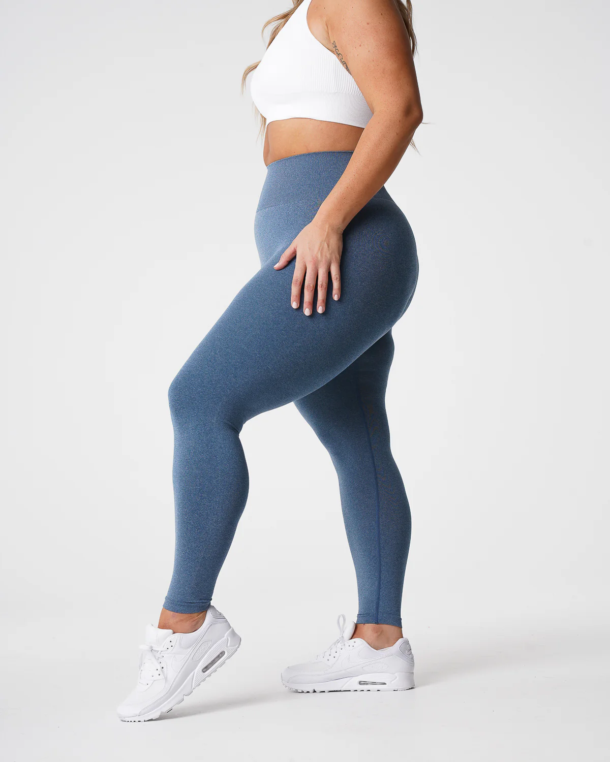 Slate Blue NV Seamless Leggings - Image 4