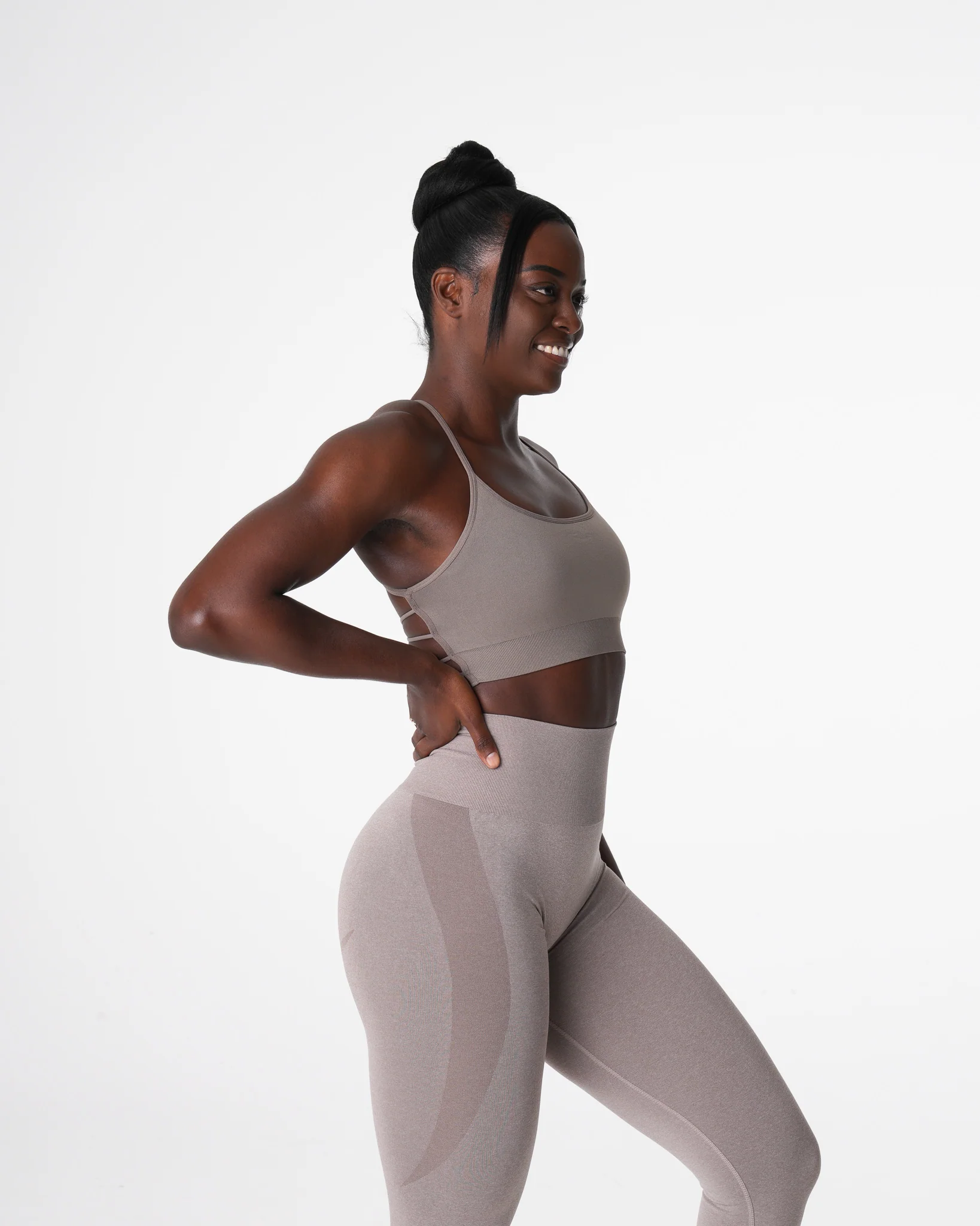 Taupe Invincible Seamless Bra - Image 3