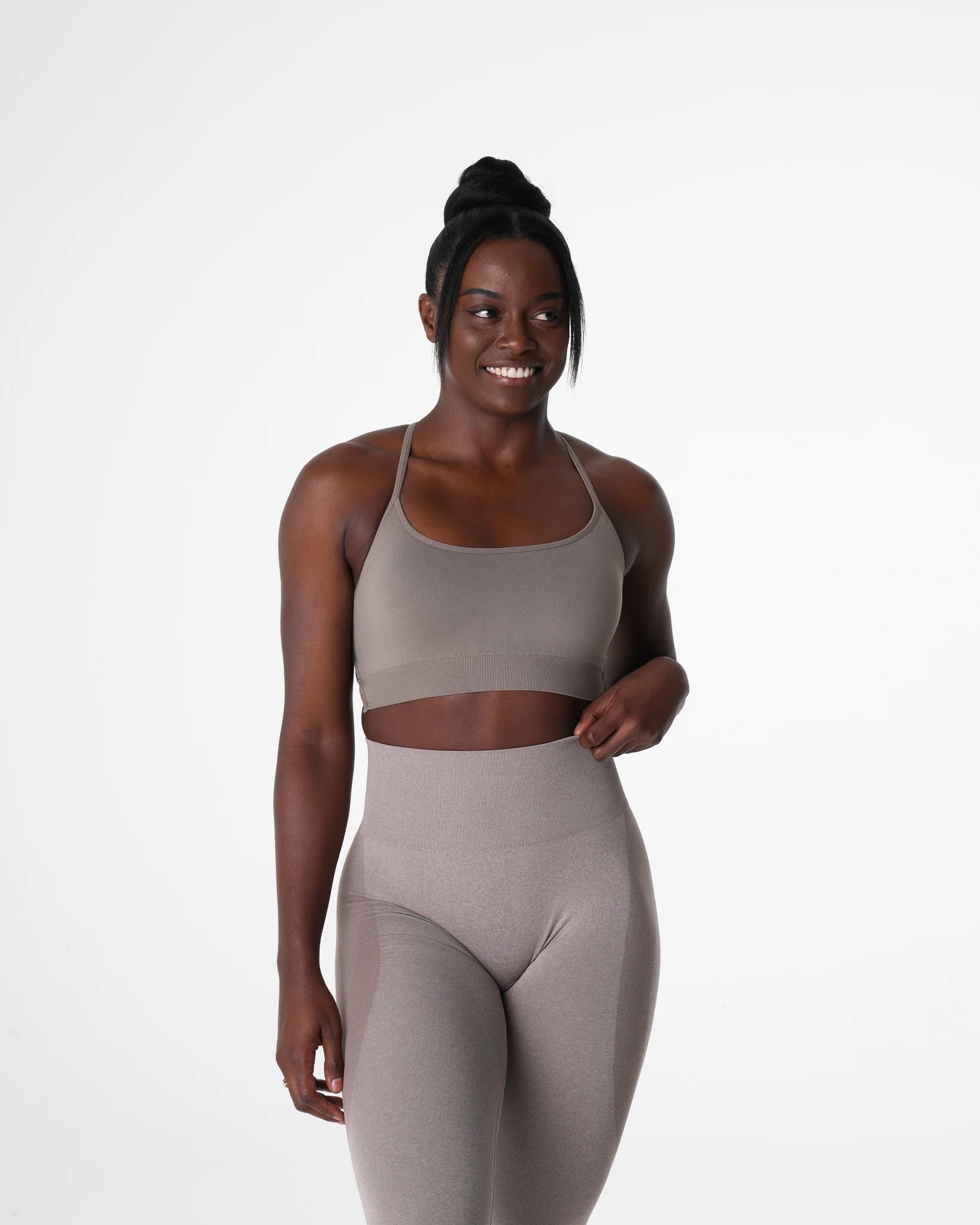 Taupe Invincible Seamless Bra - Image 4