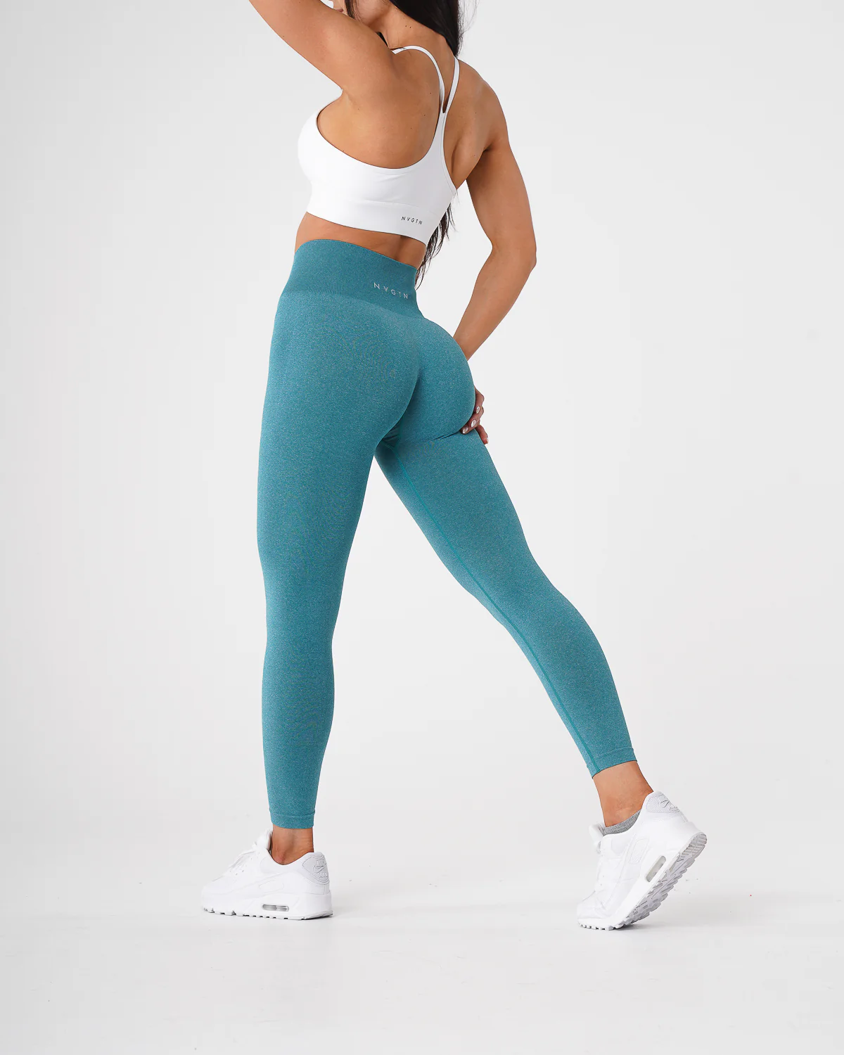 Teal NV Seamless Leggings - Image 2
