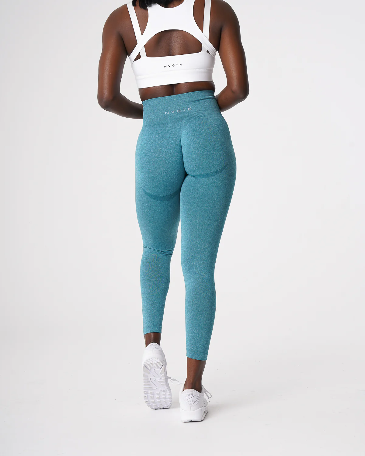 Teal Contour Seamless Leggings - Image 2