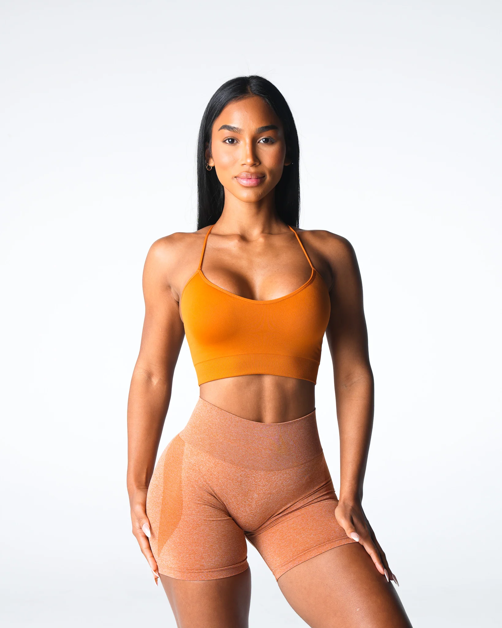Terracotta Cascade Seamless Bra - Image 2