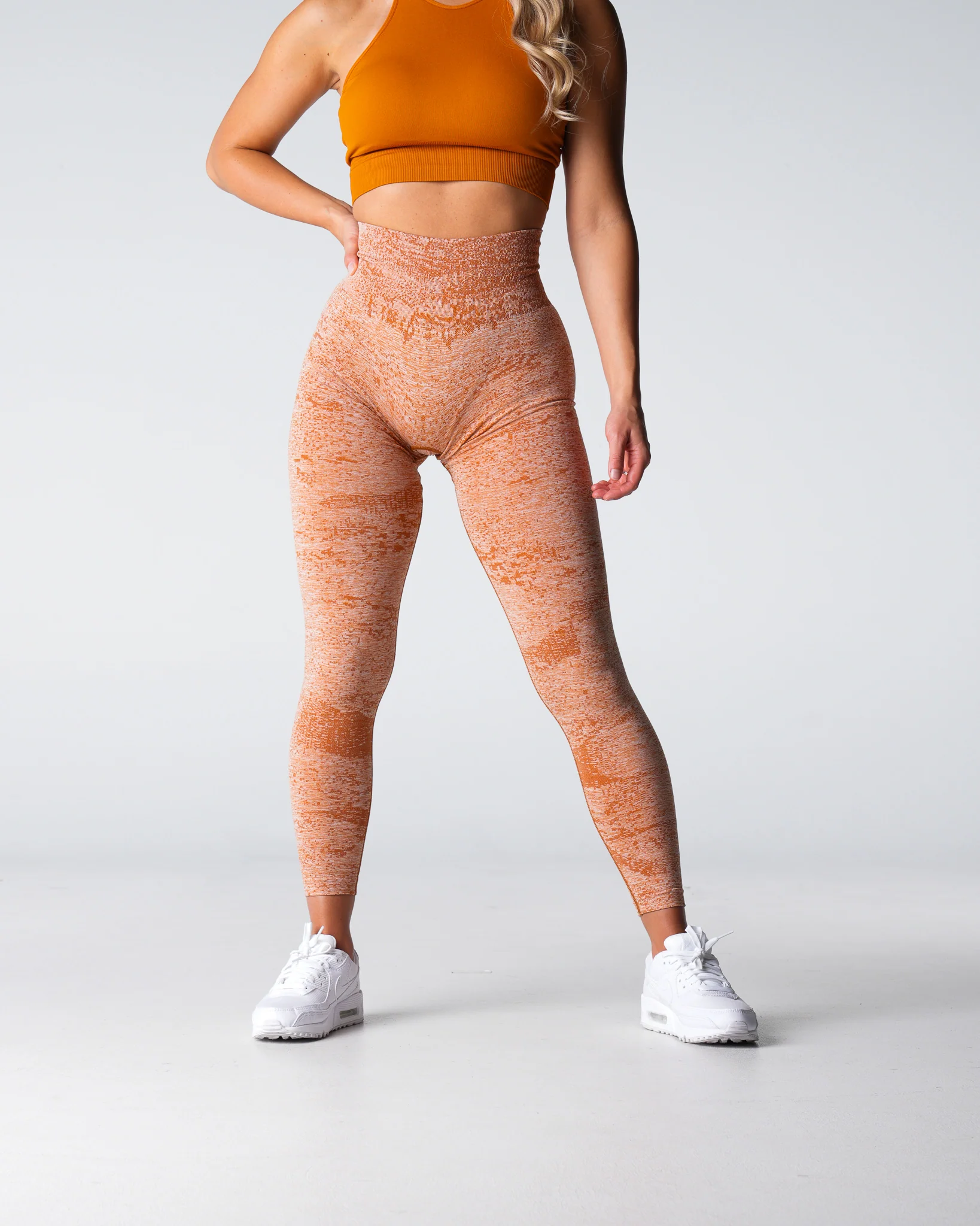 Terracotta Digital Seamless Leggings - Image 4