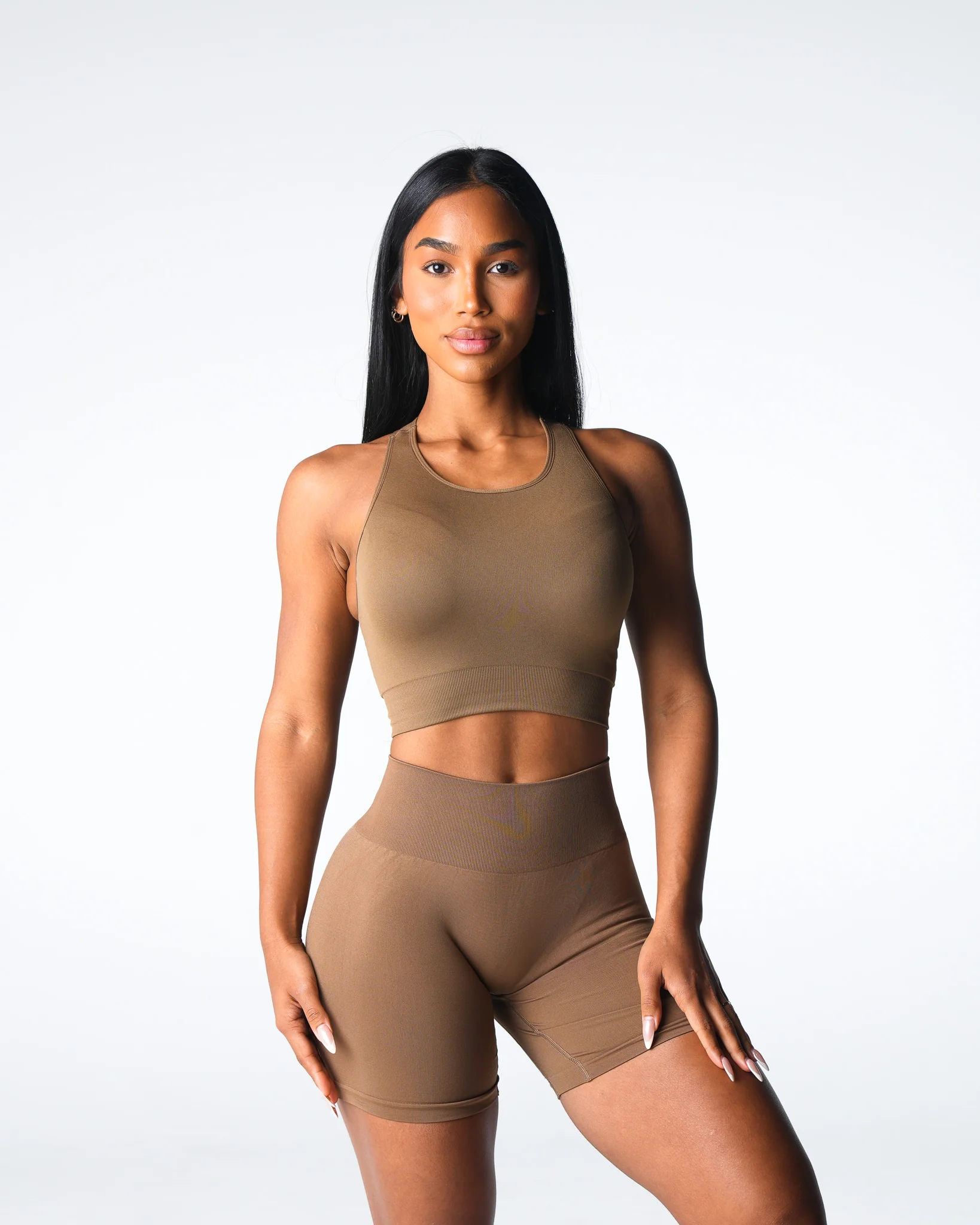 Toasted Almond Resilience Seamless Bra - Image 2