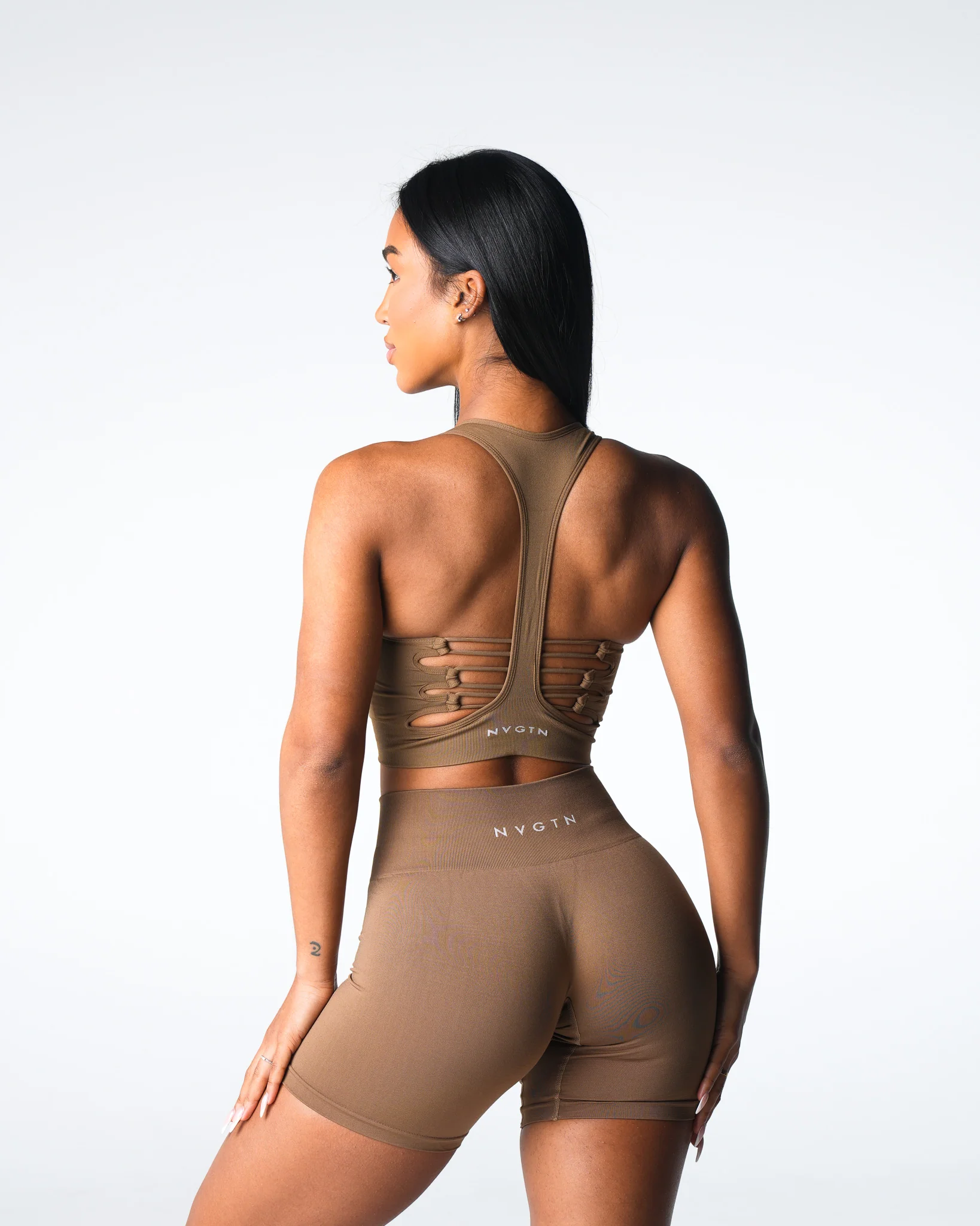 Toasted Almond Resilience Seamless Bra - Image 4