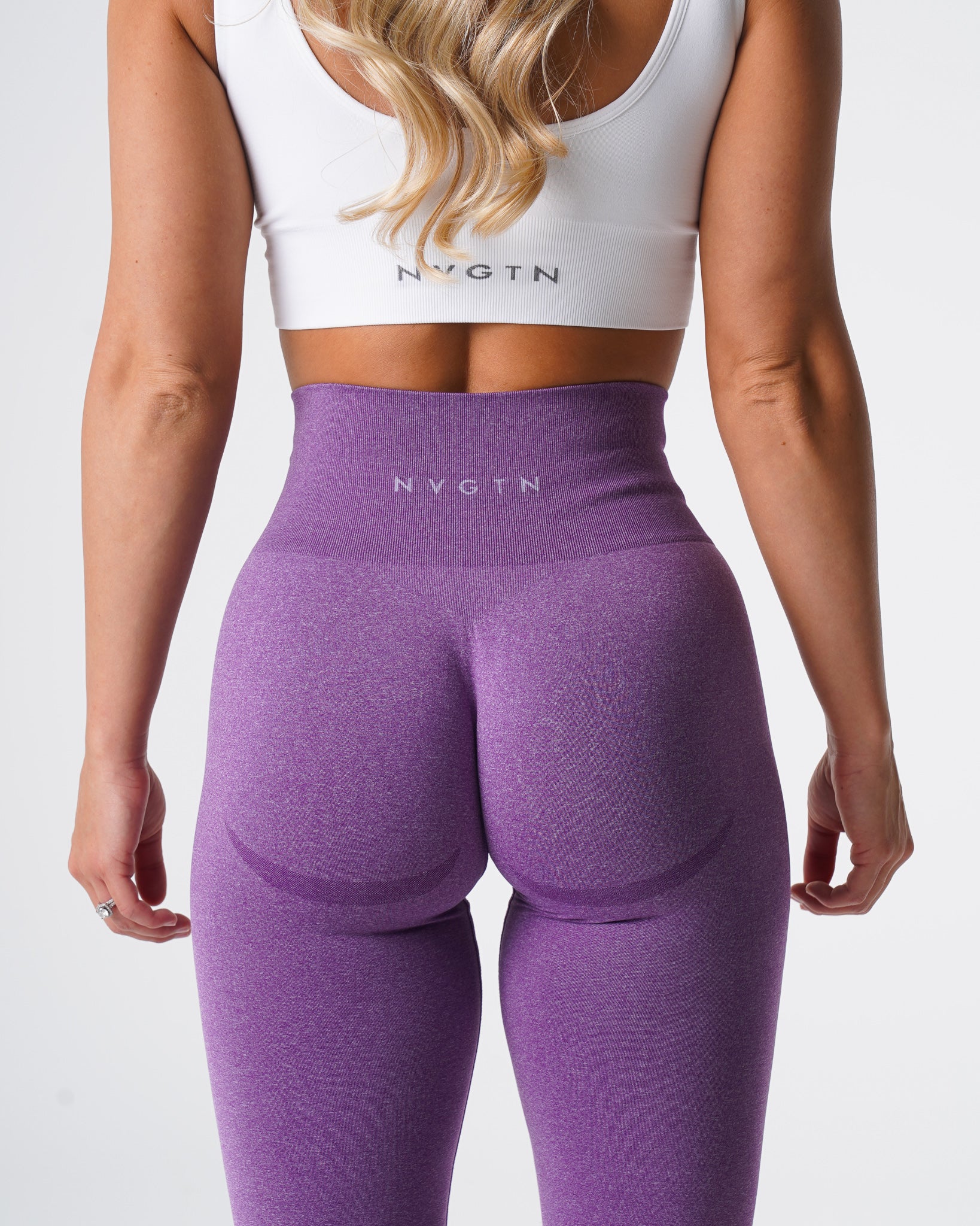 Violet Curve Seamless Leggings - Image 2