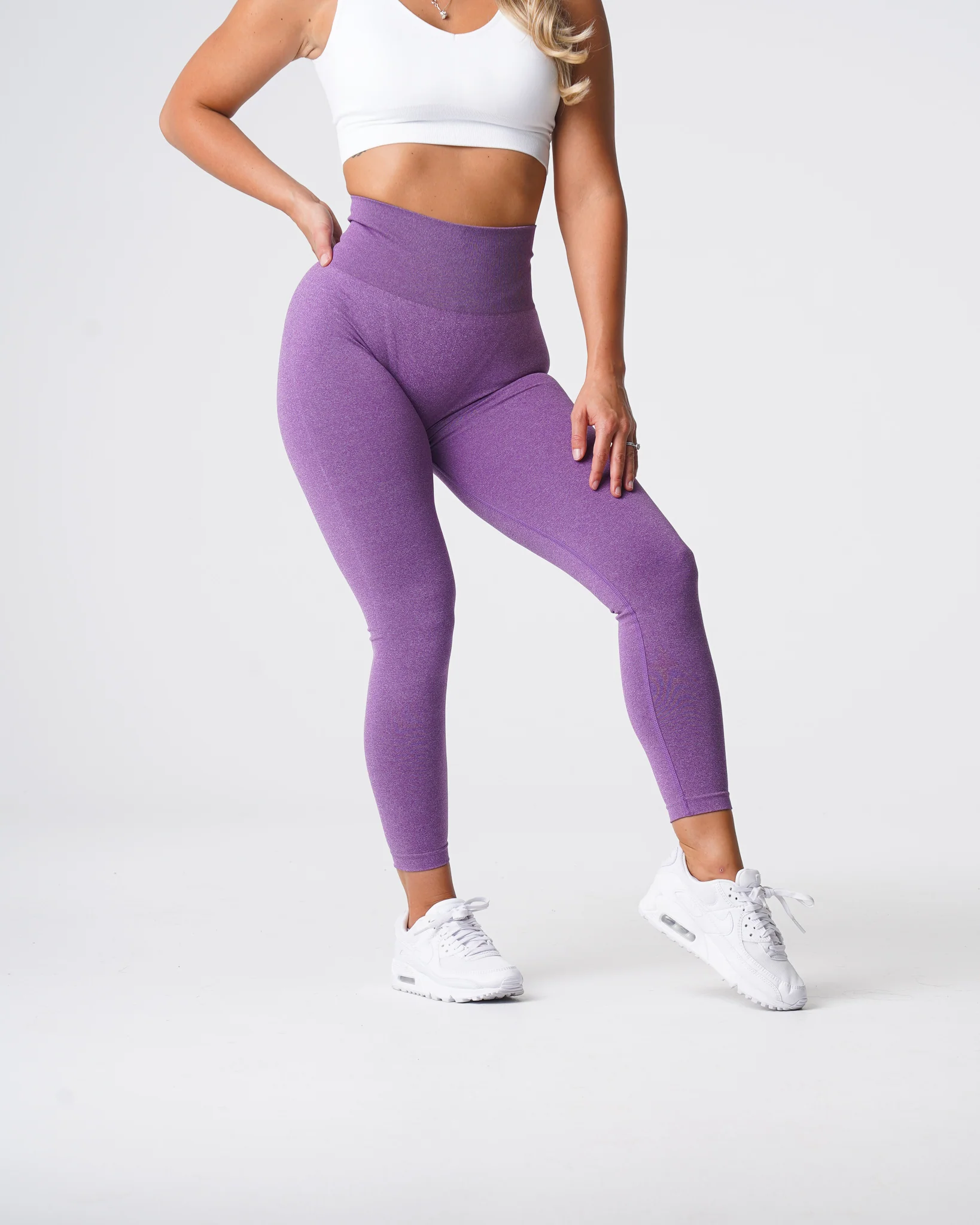 Violet Curve Seamless Leggings - Image 3