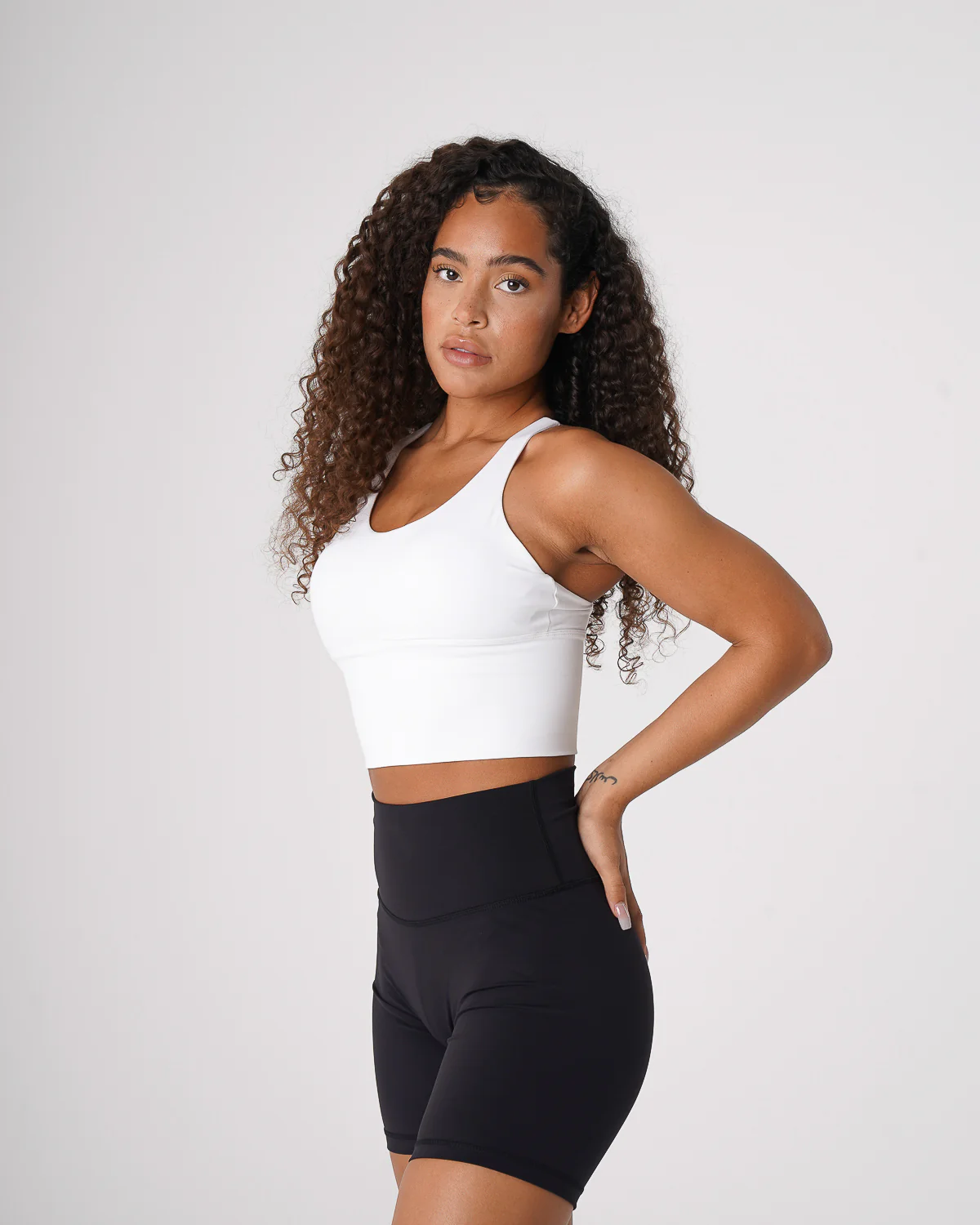 White Matrix Bra Top - Image 3