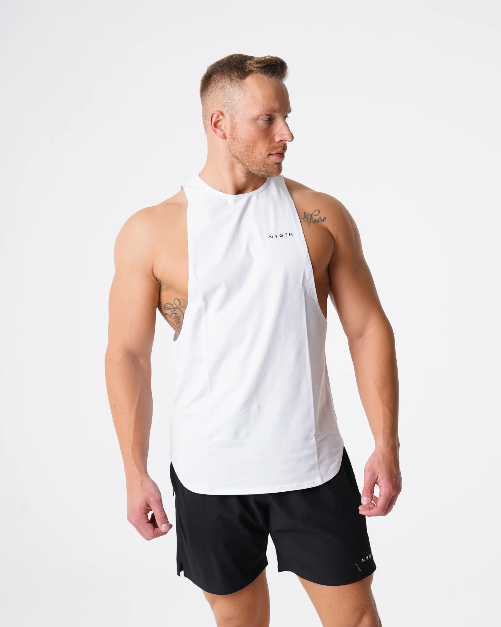 White Pulse Edge Tank - Image 2
