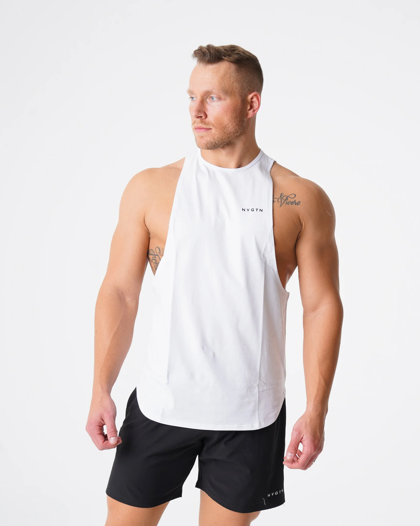 White Pulse Edge Tank - Image 4