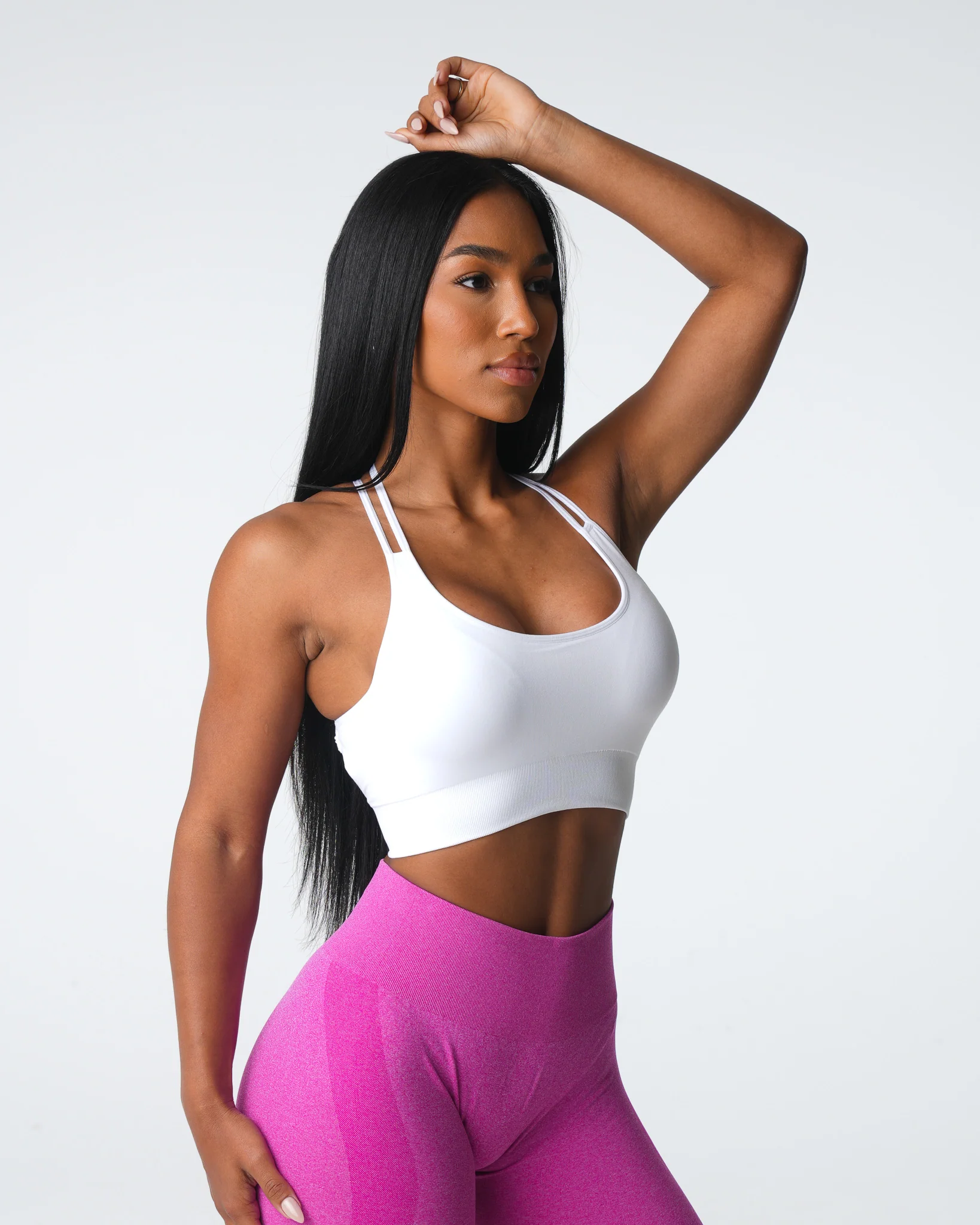 White Virtue Seamless Bra - Image 3