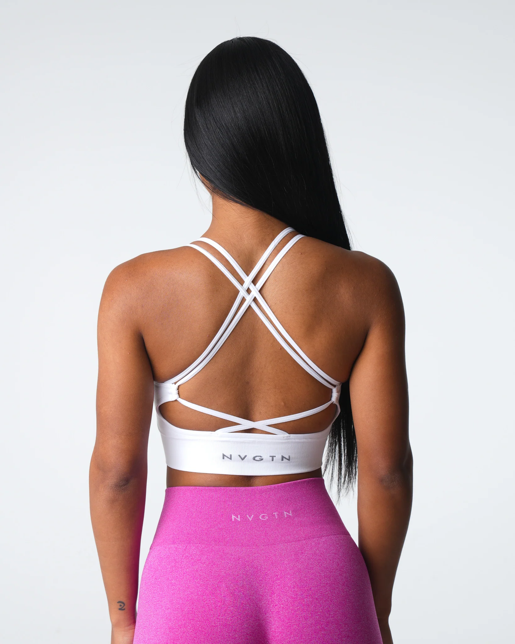 White Virtue Seamless Bra - Image 4